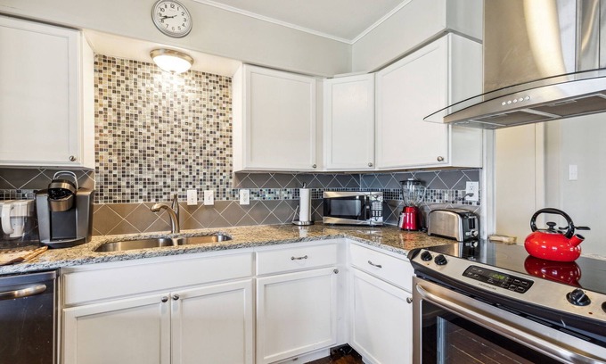 Tool House | Serene Family Lakefront Home with Pool & Spa Amenities
