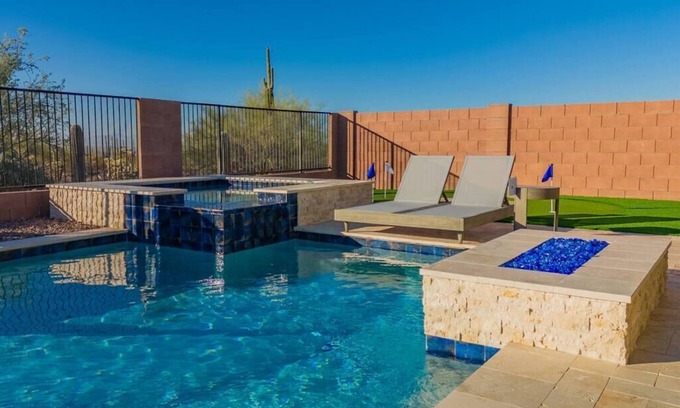 Marana House | Modern Luxury Retreat with Pool, Hot Tub & Golf Access