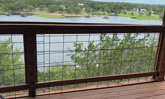 Point Pedernales House | Relaxing Rustic Cabin with Hot Tub and Scenic Views
