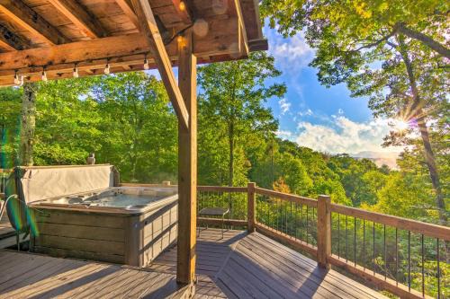Brevard House | Relaxing Stony Point Getaway with Hot Tub and Scenic Views