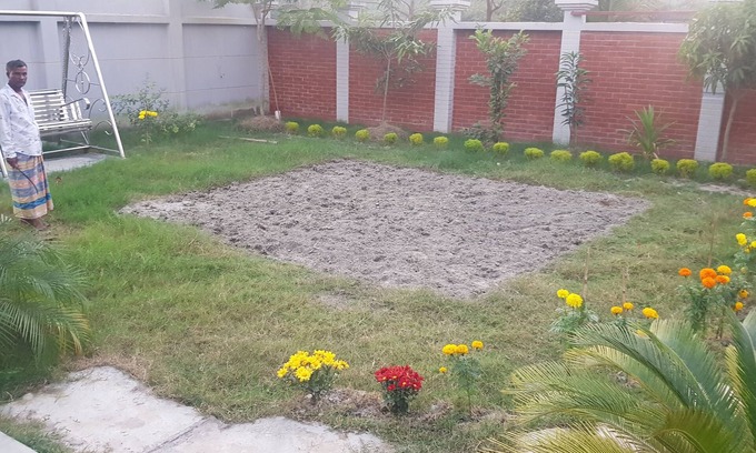 Dhaka Division Villa | Serene Villa: 3 Rooms, Pool & Garden Near Airport