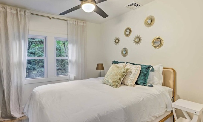 Barto House | Tranquil Wooded Retreat with Spa and Pet-Friendly Amenities
