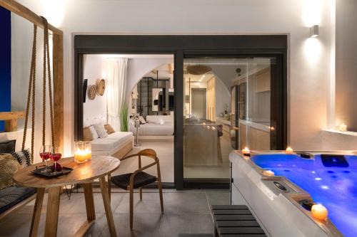 Pefkos Apartment | Ideal Pefkos Allure Suites with Hot Tub & Ocean Views