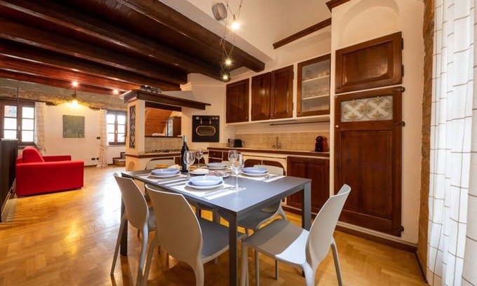 La Morra Apartment | Historic PEIRAGAL Apartment: Spa Amenities & Rated 9.8
