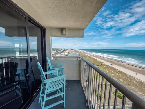 Wilmington Beach Apartment | Oceanfront Pelican Watch #801 with Private Pool & Hot Tub