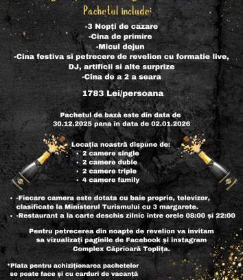 Toplita Hotel | Pensiune Restaurant Căprioara Toplița