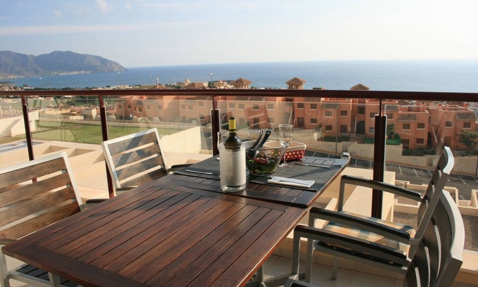 Los Puertos Apartment | Stylish Penthouse in Mojon Hills with Oceanfront Views