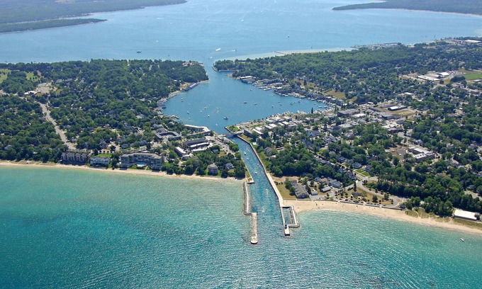 Charlevoix Condo | Penthouse Condo with Breathtaking Lake Views, Steps to Beach