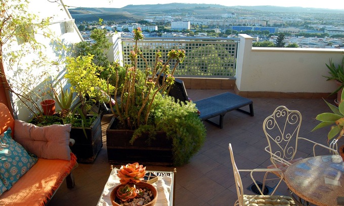 Jerez de la Frontera Old Town Apartment | Elegant Penthouse Duplex with Terrace in Historic Jerez
