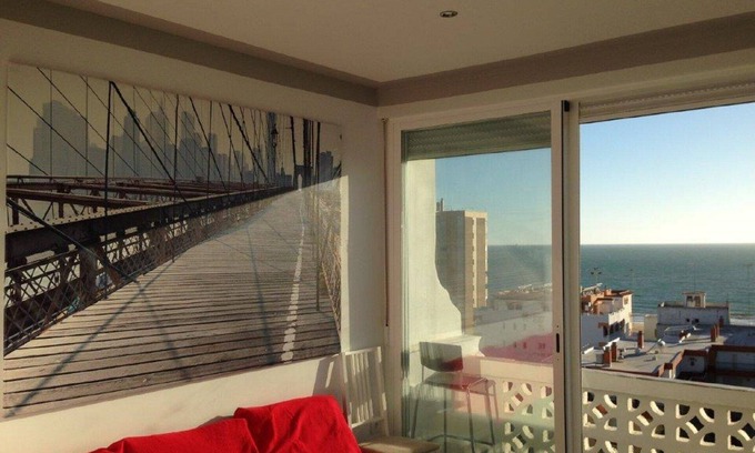 Chipiona Apartment | Oceanfront Penthouse in Chipiona with Pool & Spa Retreat