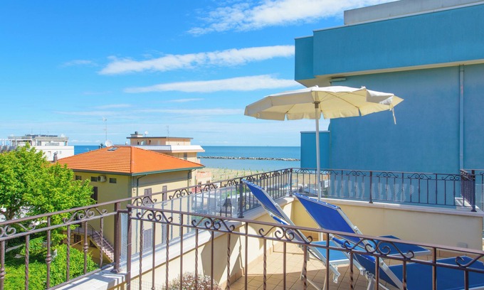 Viserbella Apartment | Impressive Viserba Penthouse with Ocean View Terrace