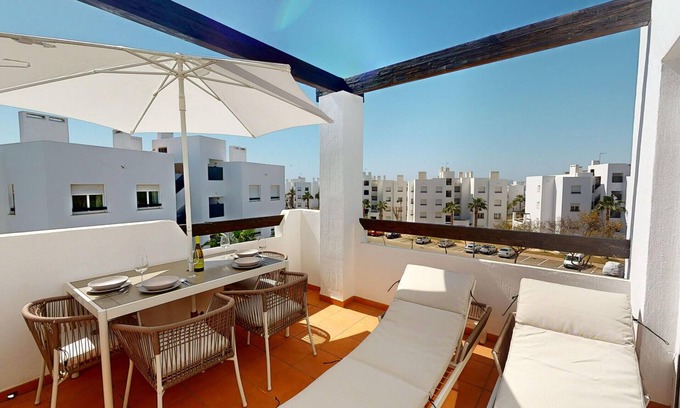 Torre-Pacheco Apartment | Exceptional Penthouse Terrazas with Pool & Kitchen Access