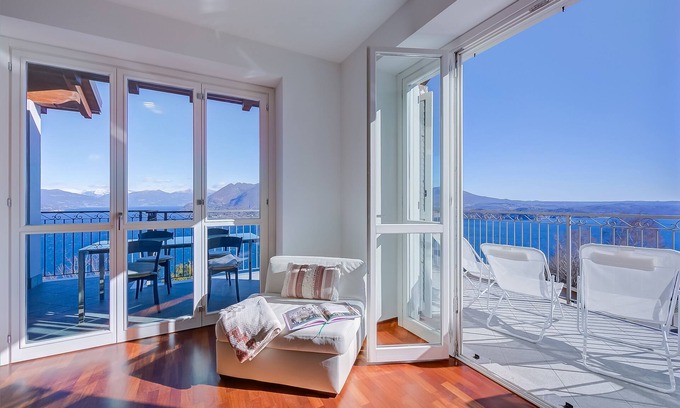 Brisino Apartment | Stunning Penthouse with Magnificent Views in Stresa, Italy