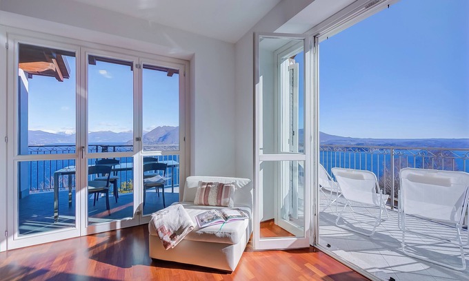 Stresa Apartment | Elegant Penthouse with Magnificent Views and Spa Access