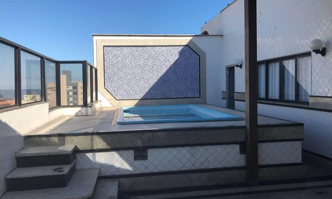 Praia do Morro Apartment | Inviting 6-Bedroom Covertain with Pool & Ocean Views