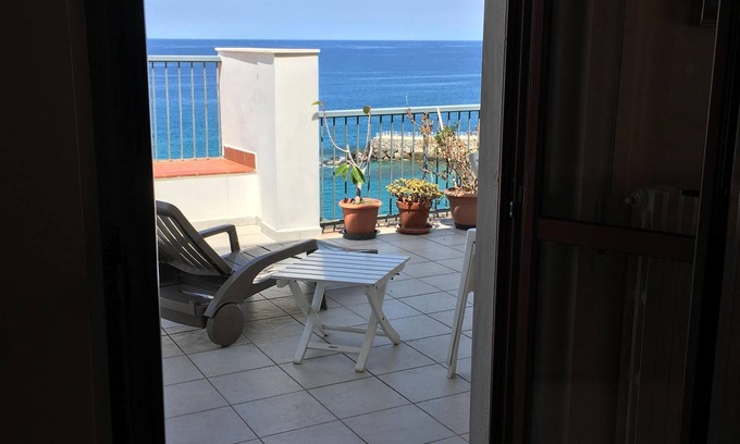 Pizzo Apartment | Seaside Penthouse with Terrace and Ocean Views - Guest Rated 10