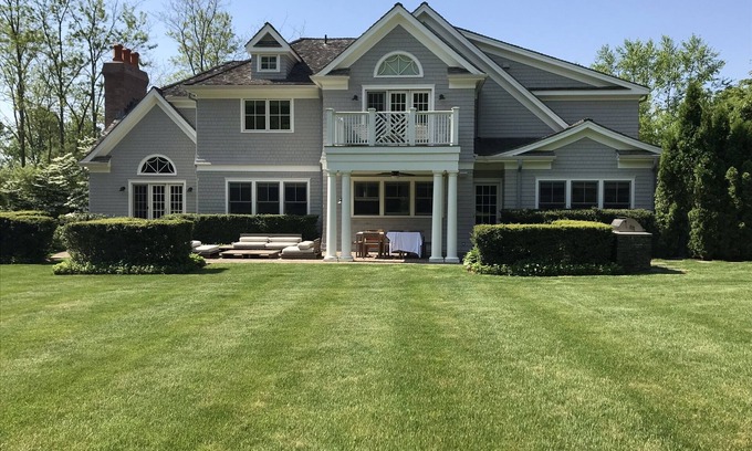 Water Mill House | Perfect Fall Family Getaway in Water Mill with Pool & Gym