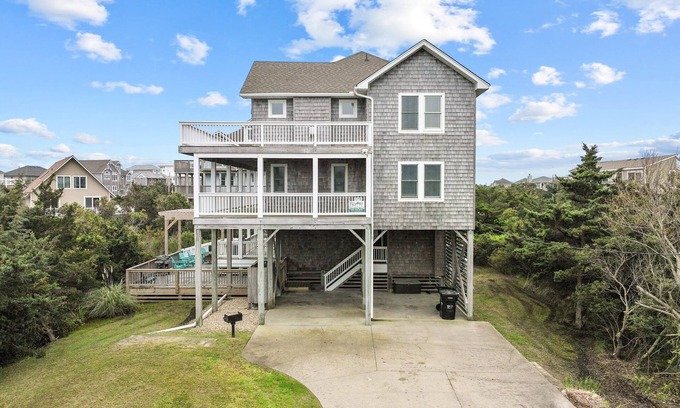 Wind Over Waves House | Unforgettable Hatteras Island Getaway with Pool & Spa