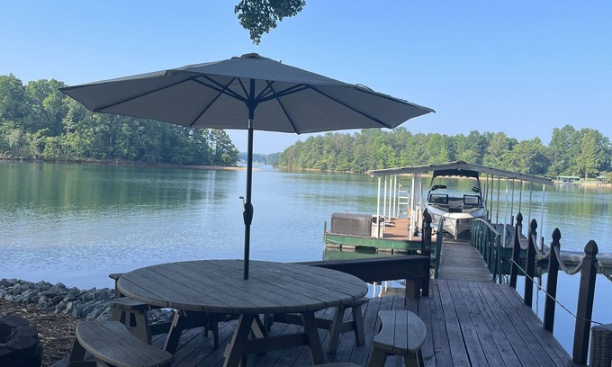 Seneca House | Idyllic Lakefront Retreat with Pool and Spa Amenities