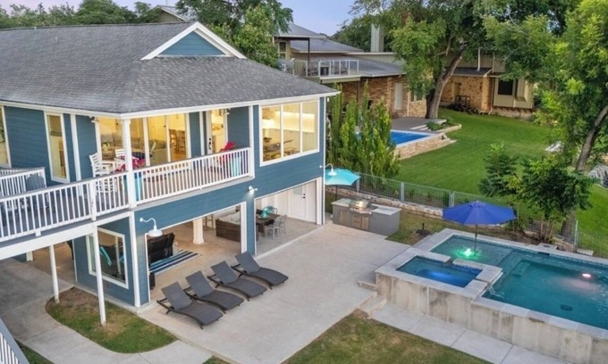 Marble Falls House | Idyllic Lakehouse Retreat with New Pool & Hot Tub