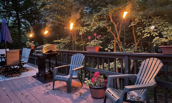 Hamlin House | Perfect Poconos Retreat: Pet-Friendly with Game Room & Pool