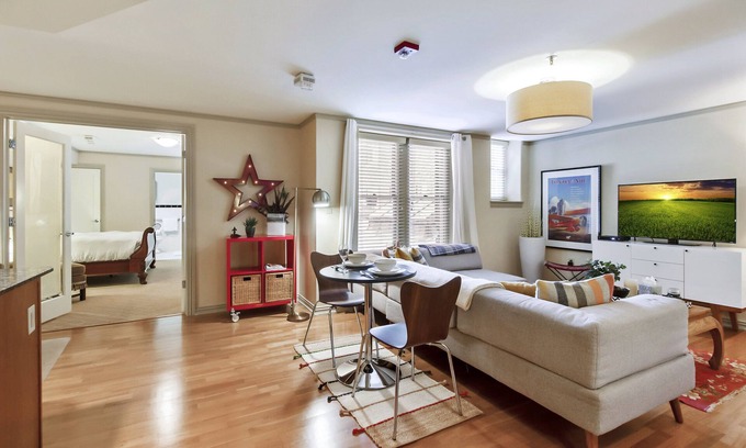 Midtown Apartment | Ideal Base for Work and Play in Midtown with Spa Access!