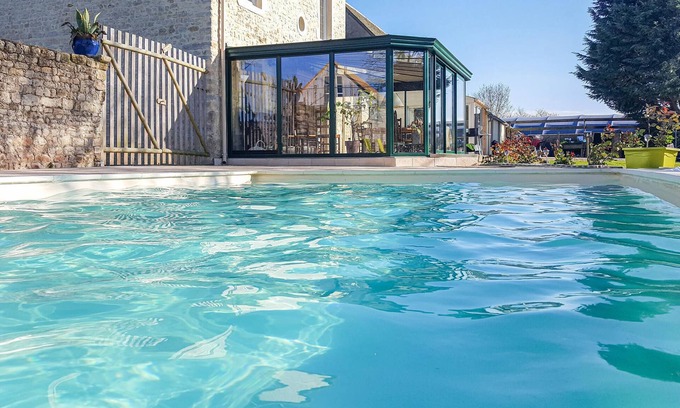 Saint-Germain-du-Pert House | Ideal Family Getaway in Isigny-Sur-Mer with Pool & Spa