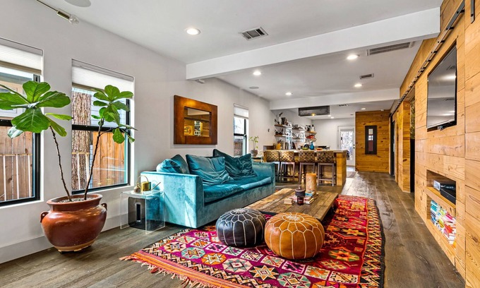 East Cesar Chavez House | Prime Location Custom Home with Spa and Family Amenities