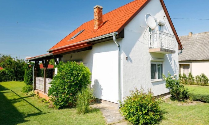 Balatonkeresztur House | Cozy Pergola by Interhome: Pet-Friendly with Ocean Views