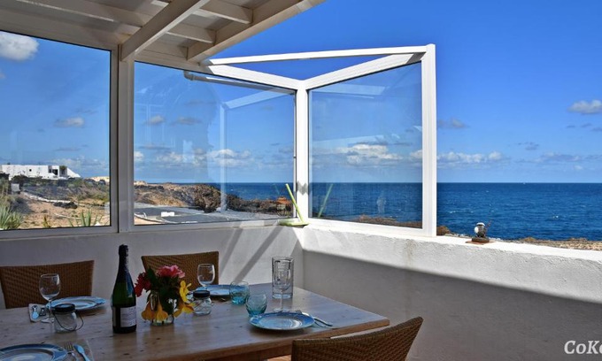 Charco del Palo House | Enchanting Perle des Meres with Oceanfront Views and More