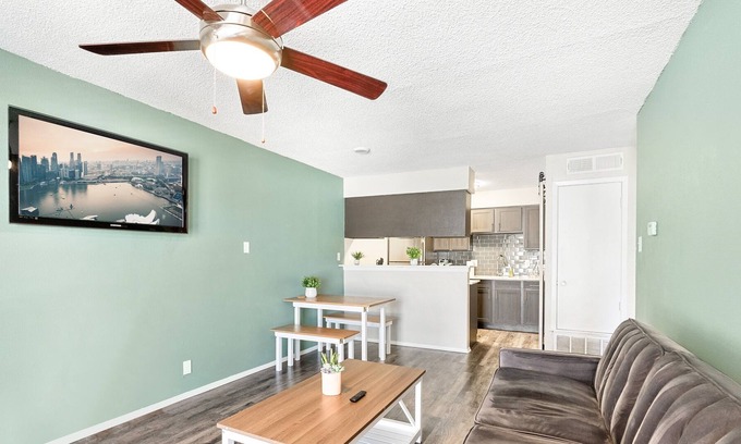 Dawson Apartment | Pet Friendly 1B | Love You, Austin | King Bed
