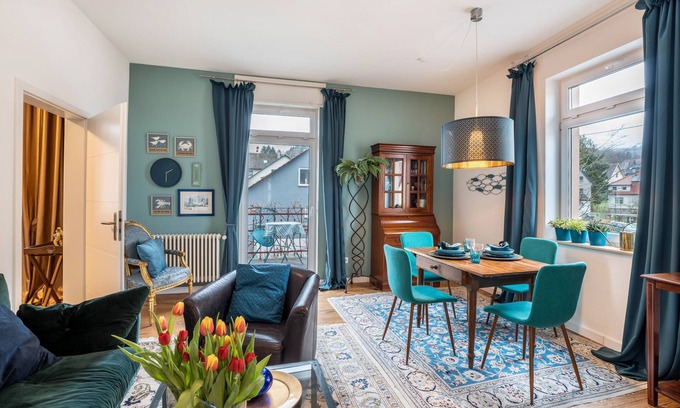 Badenscheuern Apartment | Pet-Friendly Apartment Spa with Balcony & Wi-Fi Access