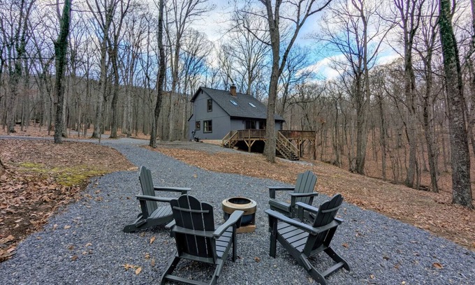 Great Cacapon Cabin | Discover The Fern - Woodland Escape with Family-Friendly Perks