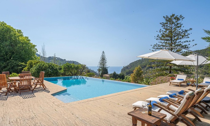 Estellencs House | Pet-Friendly Holiday Home 'Sa Vinya' with Sea View, Pool & Wi-Fi