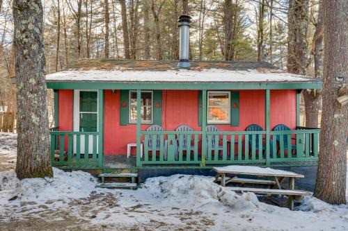 Weirs Beach House | Inviting Laconia Cabin: Pet-Friendly with Cozy Fireplace