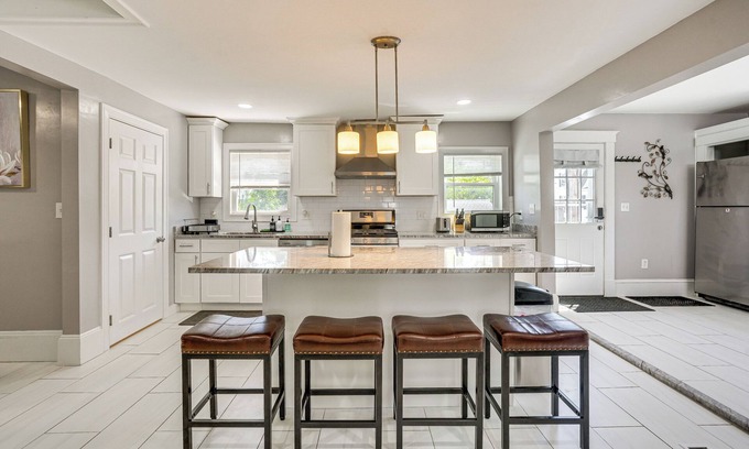 Lynn House | Pet-Friendly Lynn Home w/Patio - 3 Mi to Beach!