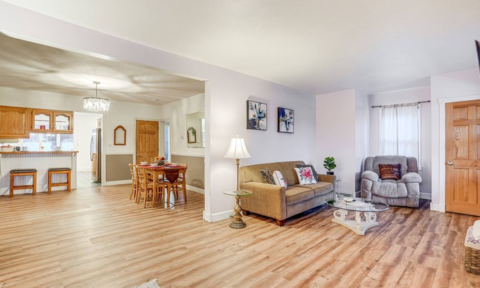 Syracuse House | Pet-Friendly Retreat in Syracuse with Private Yard!