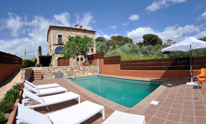 Santa Cristina de Aro Villa | Cal Petit - Idyllic Masia with Private Pool & Breathtaking Views