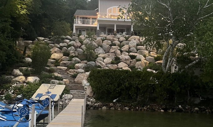 Walloon Lake Cottage | Exceptional Lakefront Escape with Spa & Hot Tub Amenities