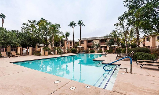 Maryvale Condo | Top-Rated Phoenix Desert Oasis: 2-BR Condo with Pool & Spa