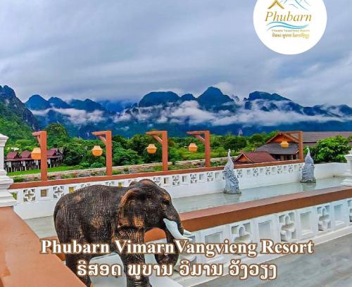 Vang Vieng Resort | Relax at Phubarn Vimarn Vangvieng Resort with Pool & Restaurant