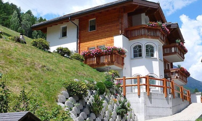Saas Grund House | Discover Piccolo by Interhome: Guest Rated 9.8 with Spa & Lake Views