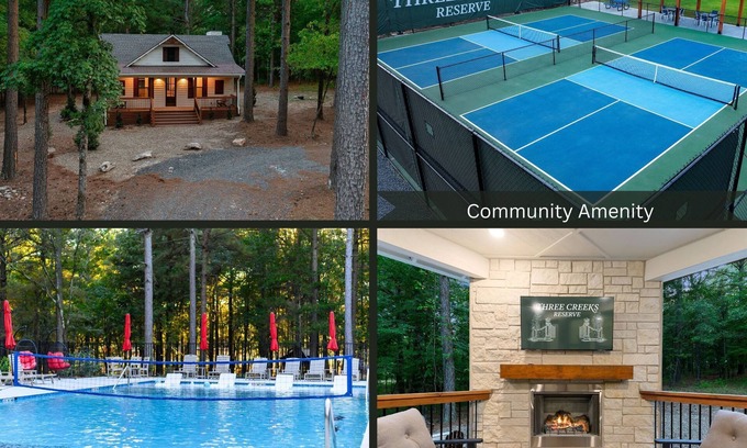 Broken Bow House | Pickleball, Pool, Splash Fountain ,Clubhouse , Walking Trails , Basketball