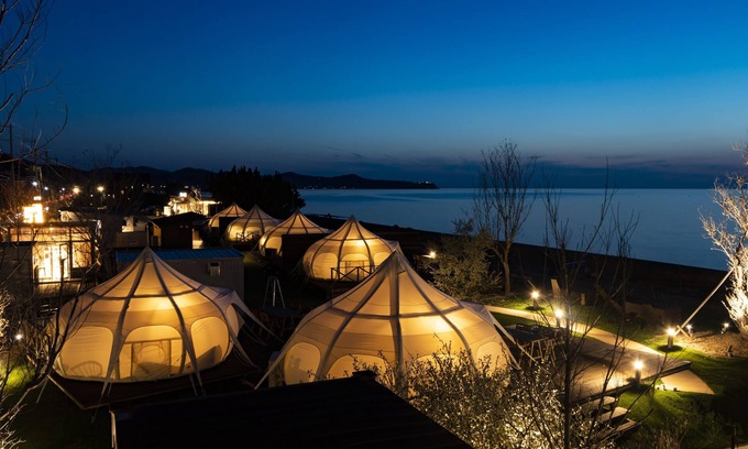 Awaji RV Rental | Picnic Garden Glamping: Pet-Friendly Nature Retreat
