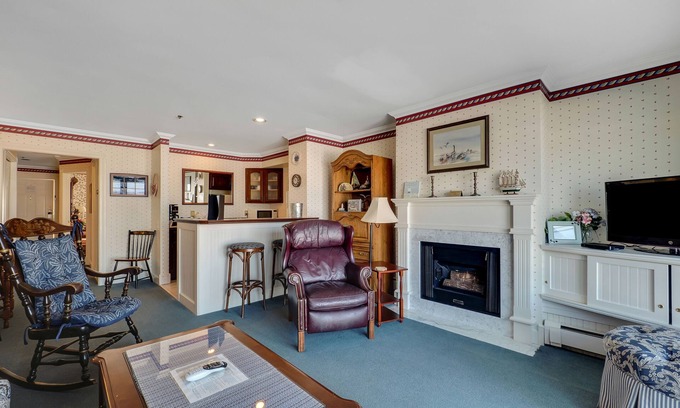 Boyne City Condo | Beachfront Condo 212 with Ocean Views in Boyne City