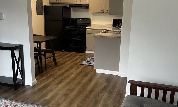 Munising Apartment | Central Location with Easy Parking & Family-Friendly Amenities