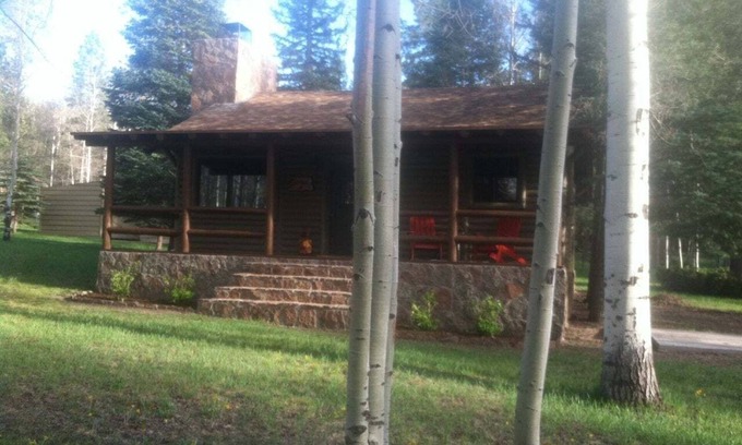 Alpine Cabin | Picturesque Cabin Retreat with Hot Tub & Spa Amenities