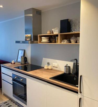 Engure Apartment | Inviting Piejūras Apartaments: 4-Star Stay with Pool Access