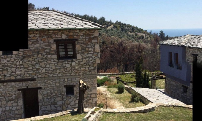 Thasos House | Comfortable Pigada Vacation Home with Pool and Kitchen