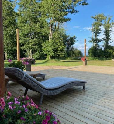 Saaremaa Ski Chalet | Relaxing Pihla Rannamaja with Sauna and Hot Tub Access